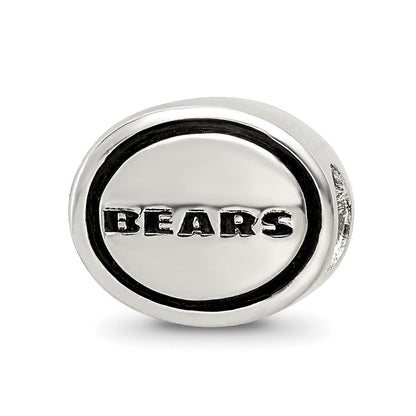 Sterlingsilber Antikisiert Chicago Bears Nfl Perle