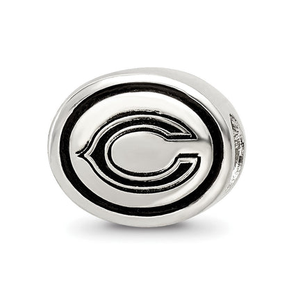 Sterlingsilber Antikisiert Chicago Bears Nfl Perle