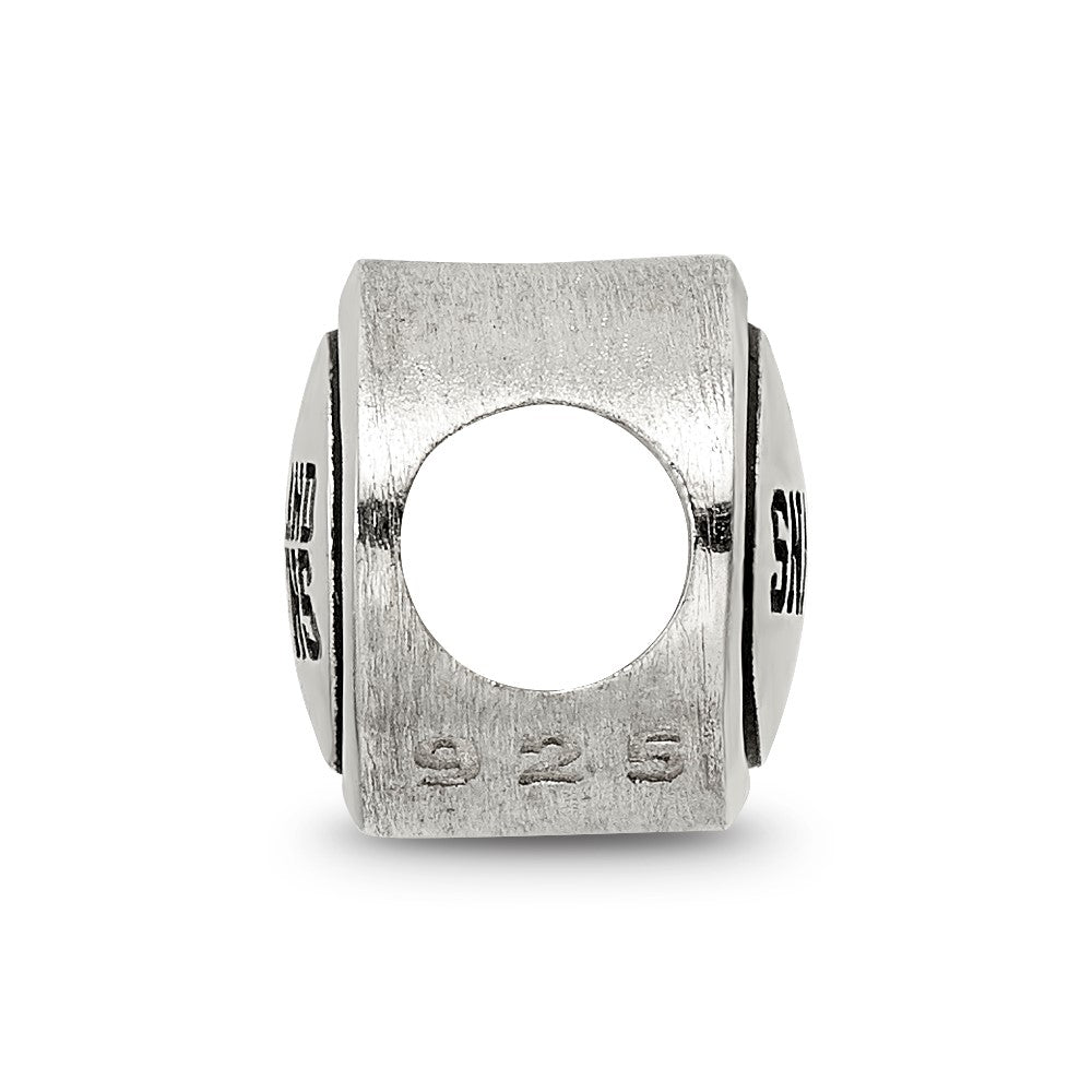 Sterlingsilber Antikisiert Cleveland Browns Nfl Perle