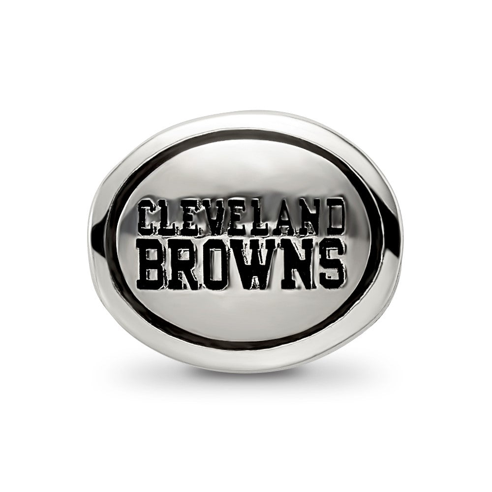Sterlingsilber Antikisiert Cleveland Browns Nfl Perle