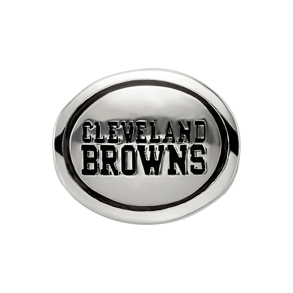 Sterlingsilber Antikisiert Cleveland Browns Nfl Perle
