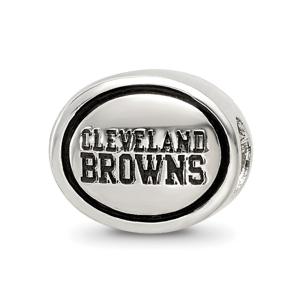 Sterlingsilber Antikisiert Cleveland Browns Nfl Perle