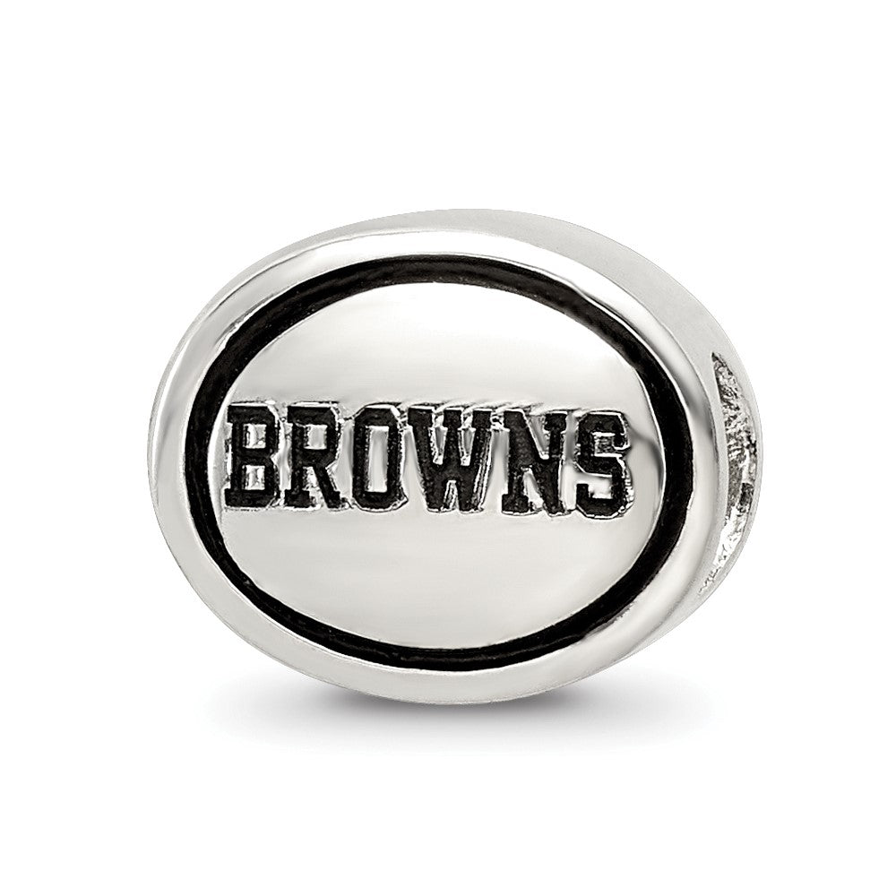 Sterlingsilber Antikisiert Cleveland Browns Nfl Perle