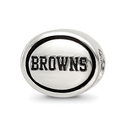 Sterlingsilber Antikisiert Cleveland Browns Nfl Perle
