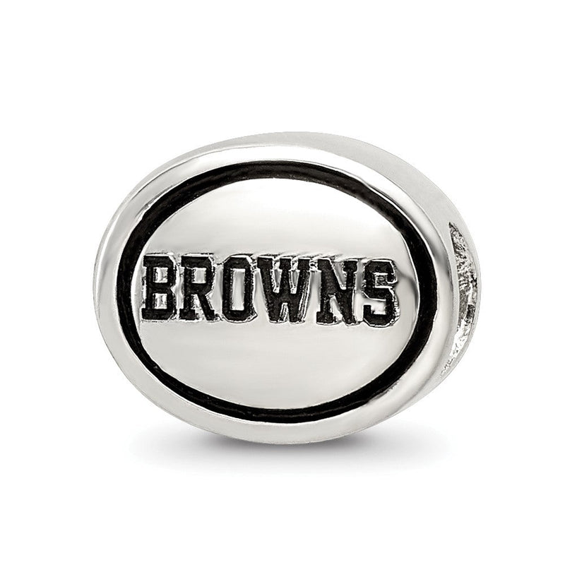 Sterlingsilber Antikisiert Cleveland Browns Nfl Perle
