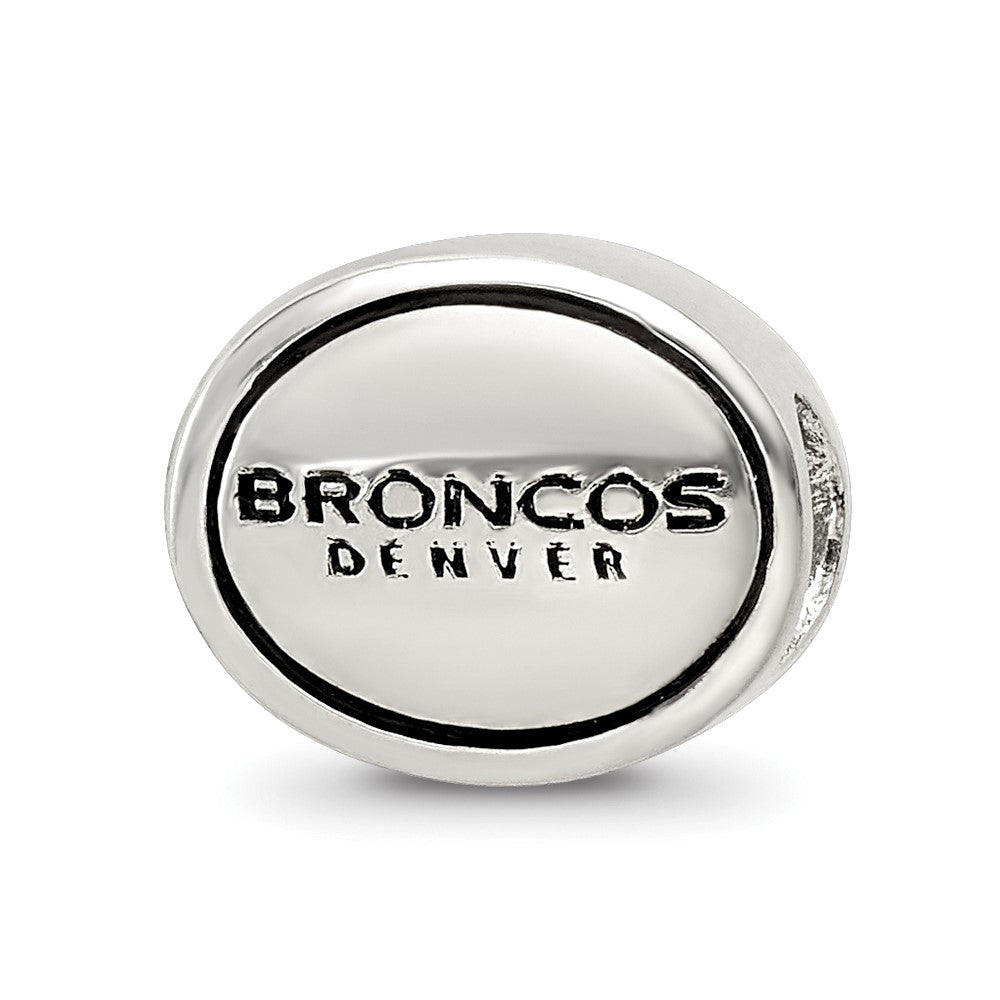 Sterlingsilber Antikisiert Denver Broncos Nfl Perle