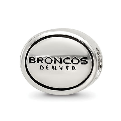 Sterlingsilber Antikisiert Denver Broncos Nfl Perle