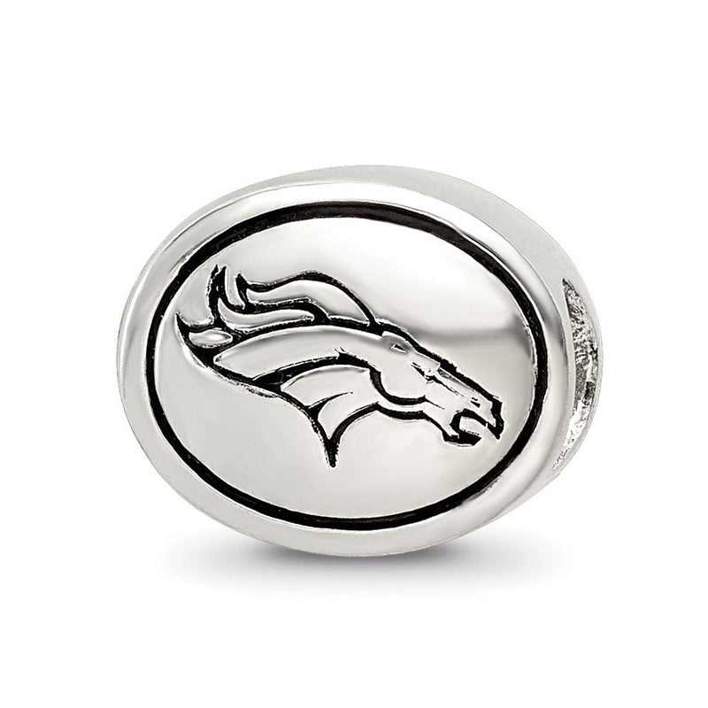 Sterlingsilber Antikisiert Denver Broncos Nfl Perle