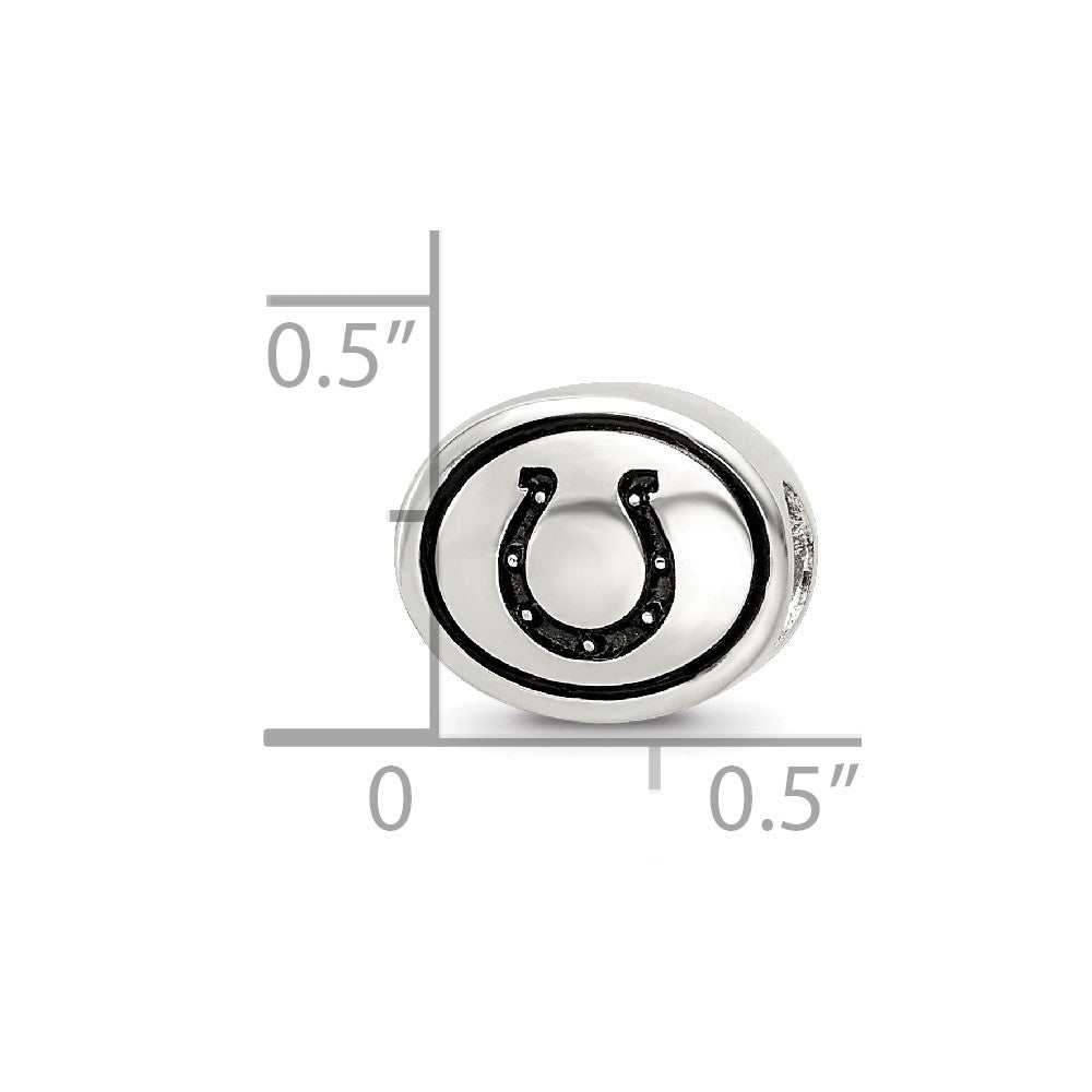 Sterlingsilber Antikisiert Indianapolis Colts Nfl Perle