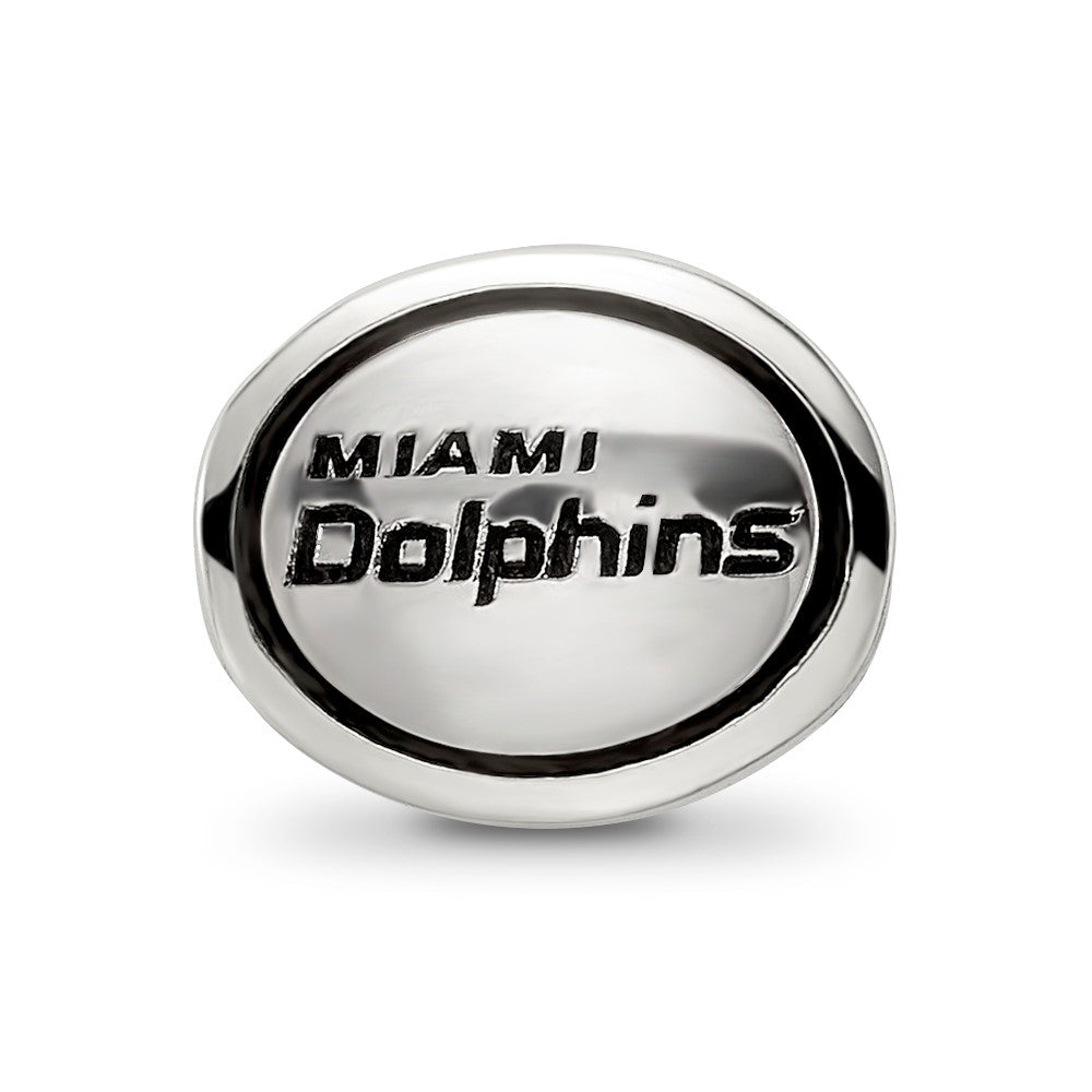 Sterlingsilber Antikisiert Miami Dolphins Nfl Perle