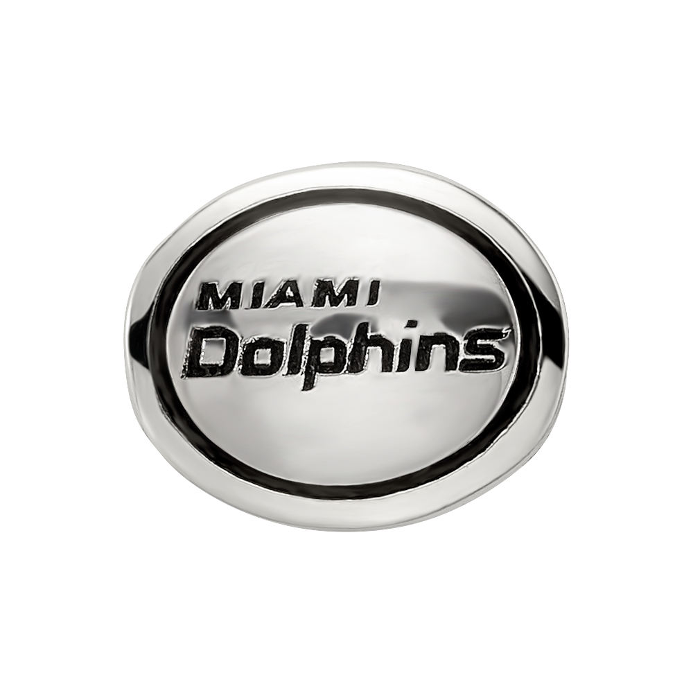 Sterlingsilber Antikisiert Miami Dolphins Nfl Perle