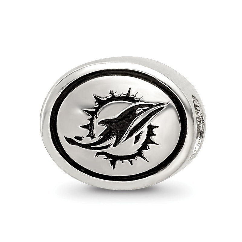 Sterlingsilber Antikisiert Miami Dolphins Nfl Perle