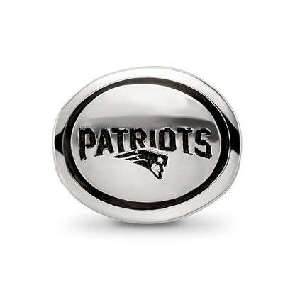 Sterlingsilber Antikisiert New England Patriots Nfl Perle