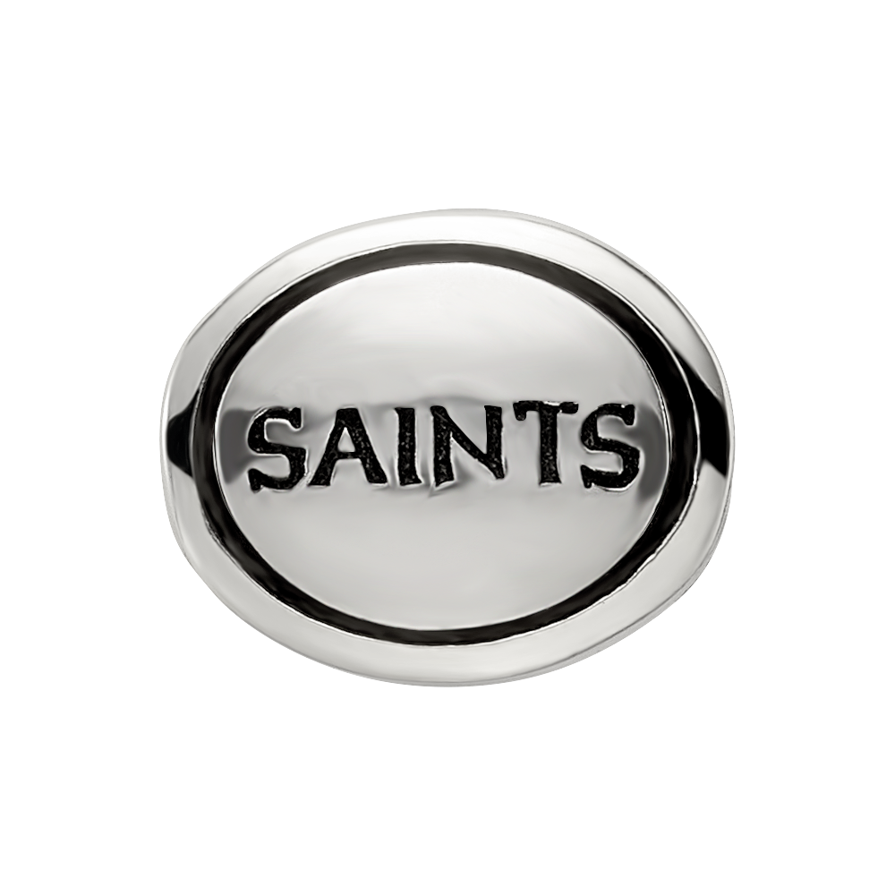 Sterlingsilber Antikisiert New Orleans Saints Nfl Perle