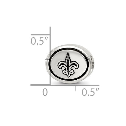 Sterlingsilber Antikisiert New Orleans Saints Nfl Perle
