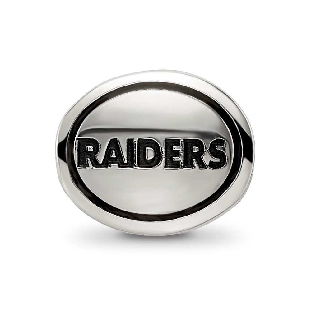 Sterlingsilber Antikisiert Oakland Raiders Nfl Perle