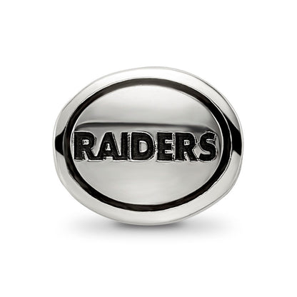 Sterlingsilber Antikisiert Oakland Raiders Nfl Perle