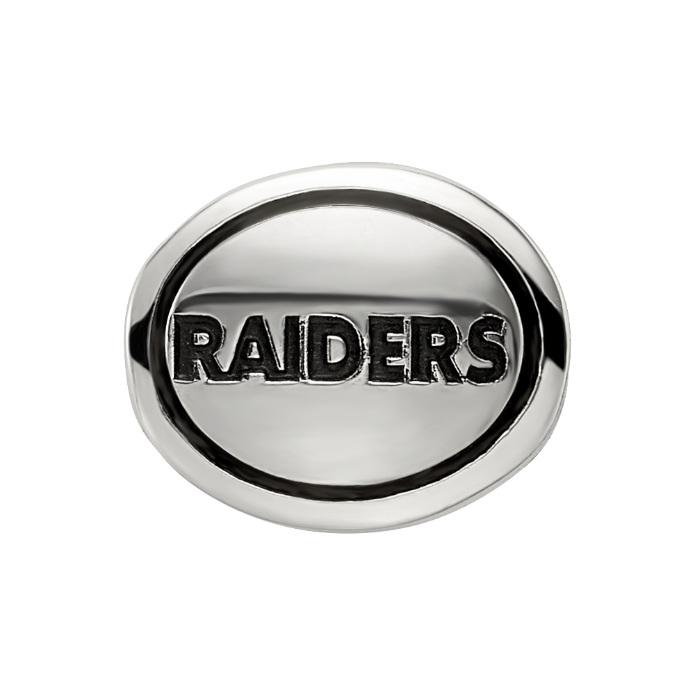 Sterlingsilber Antikisiert Oakland Raiders Nfl Perle