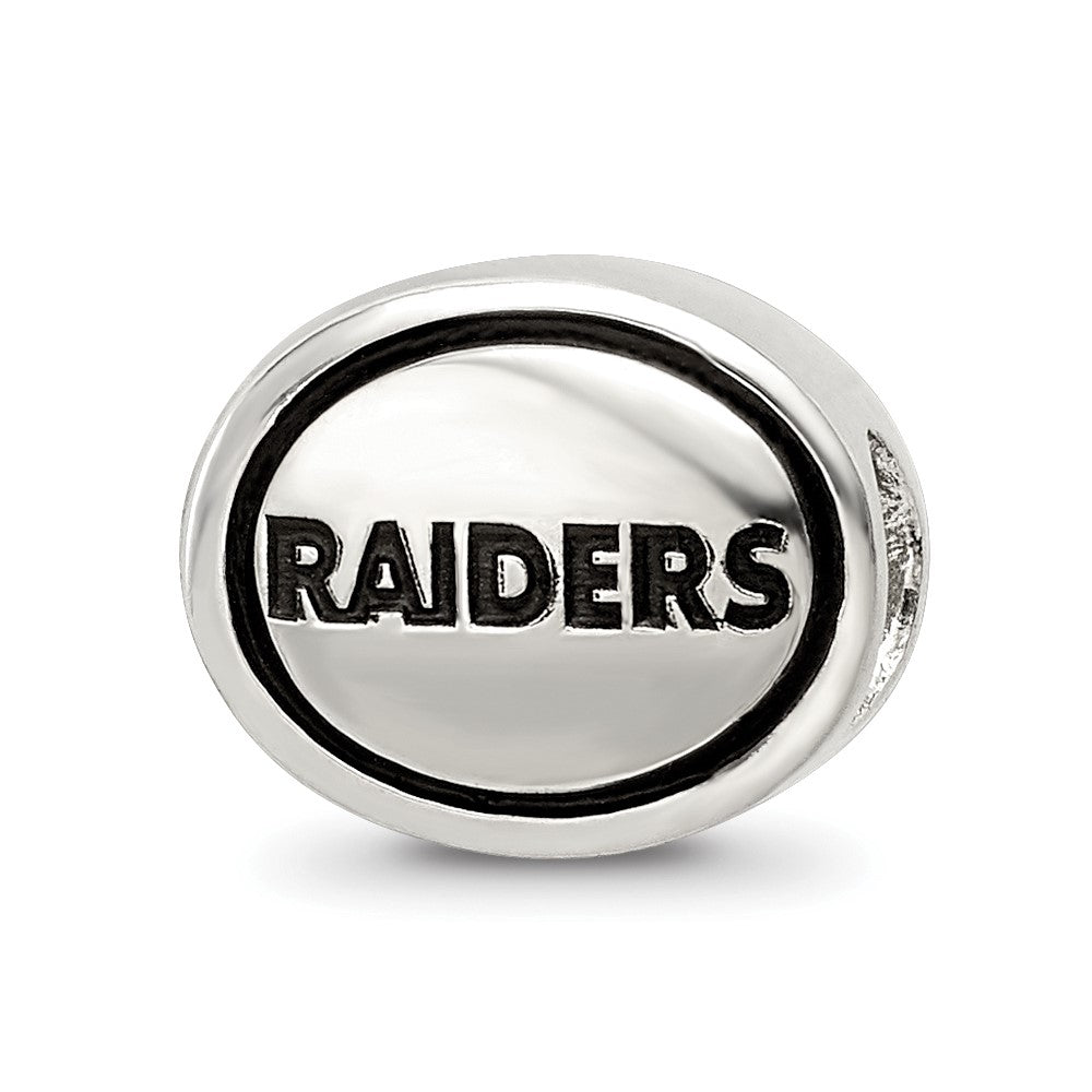Sterlingsilber Antikisiert Oakland Raiders Nfl Perle