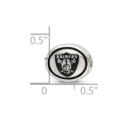 Sterlingsilber Antikisiert Oakland Raiders Nfl Perle