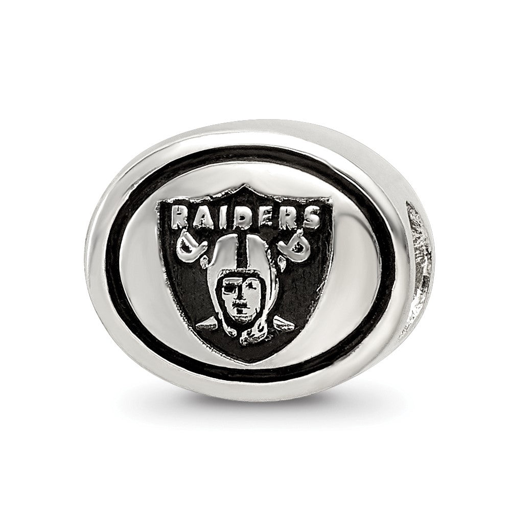 Sterlingsilber Antikisiert Oakland Raiders Nfl Perle