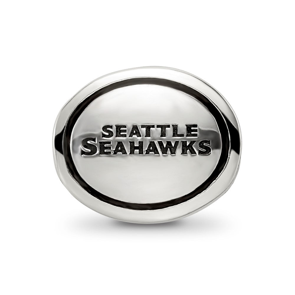 Sterlingsilber Antikisiert Seattle Seahawks Nfl Perle