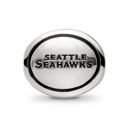 Sterlingsilber Antikisiert Seattle Seahawks Nfl Perle