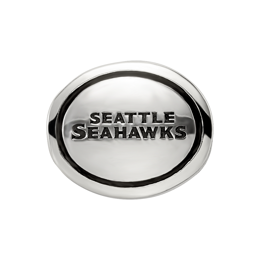 Sterlingsilber Antikisiert Seattle Seahawks Nfl Perle