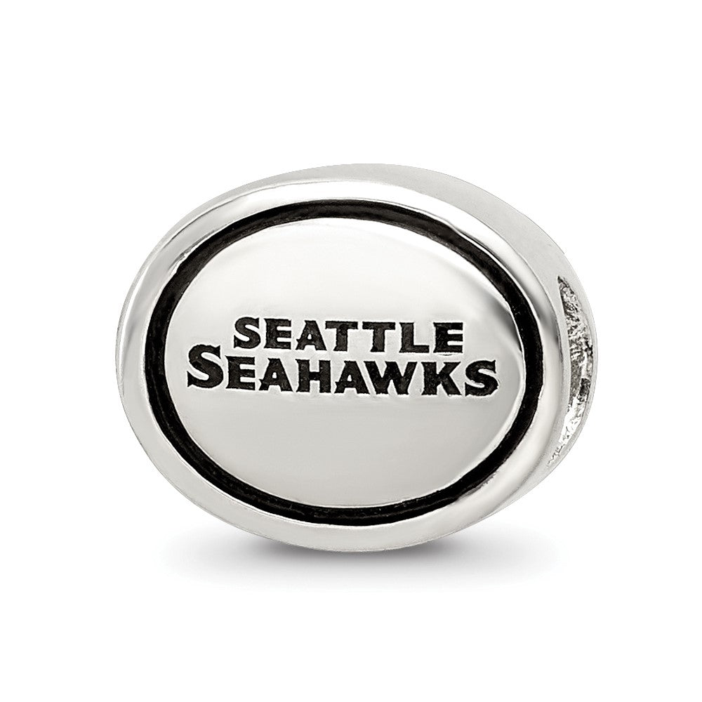 Sterlingsilber Antikisiert Seattle Seahawks Nfl Perle