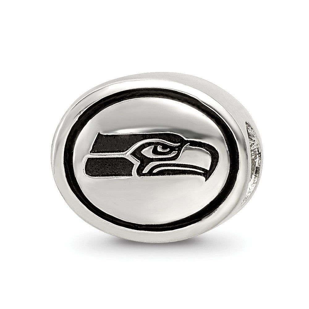 Sterlingsilber Antikisiert Seattle Seahawks Nfl Perle