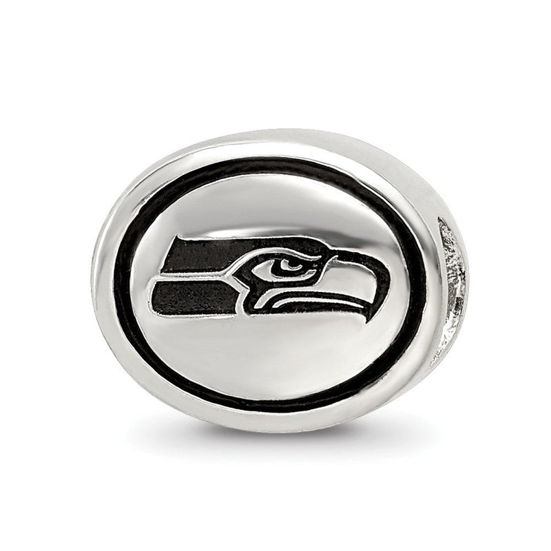 Sterlingsilber Antikisiert Seattle Seahawks Nfl Perle