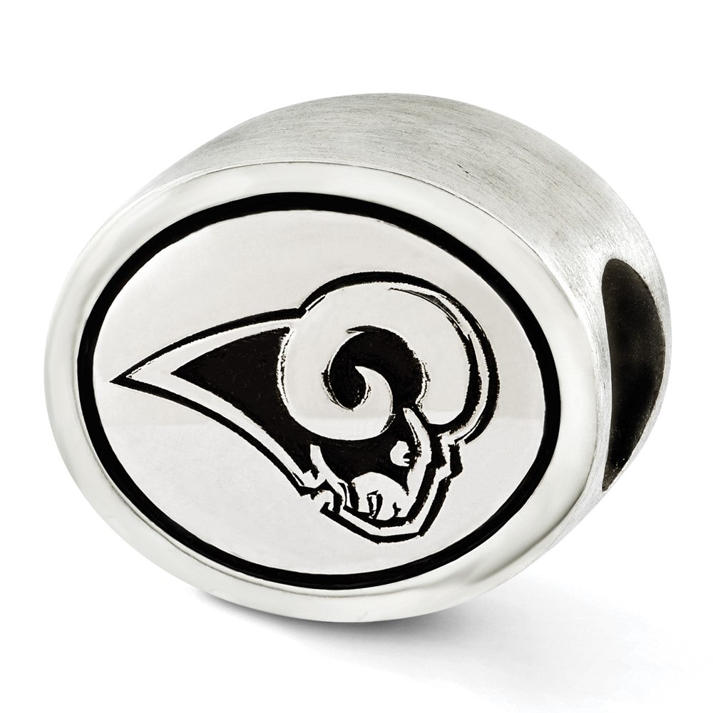Sterlingsilber Antikisiert St. Louis Rams Nfl Perle