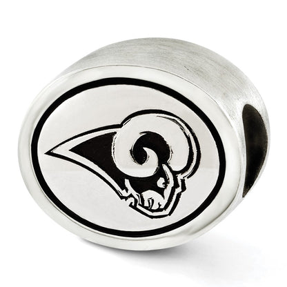 Sterlingsilber Antikisiert St. Louis Rams Nfl Perle