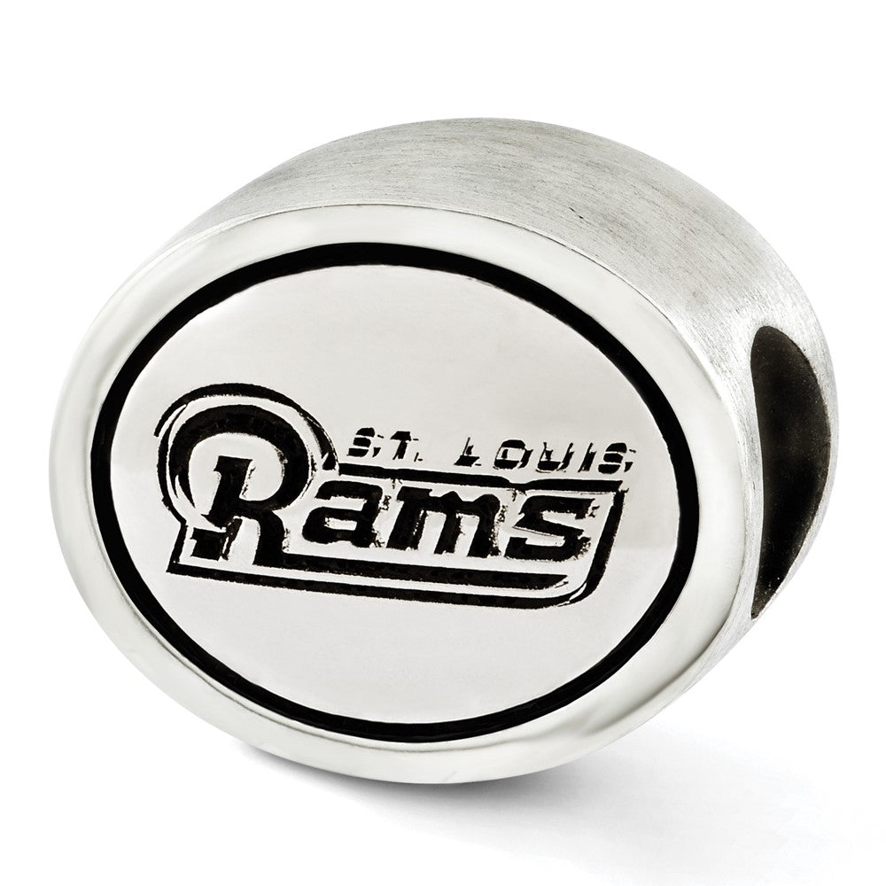 Sterlingsilber Antikisiert St. Louis Rams Nfl Perle