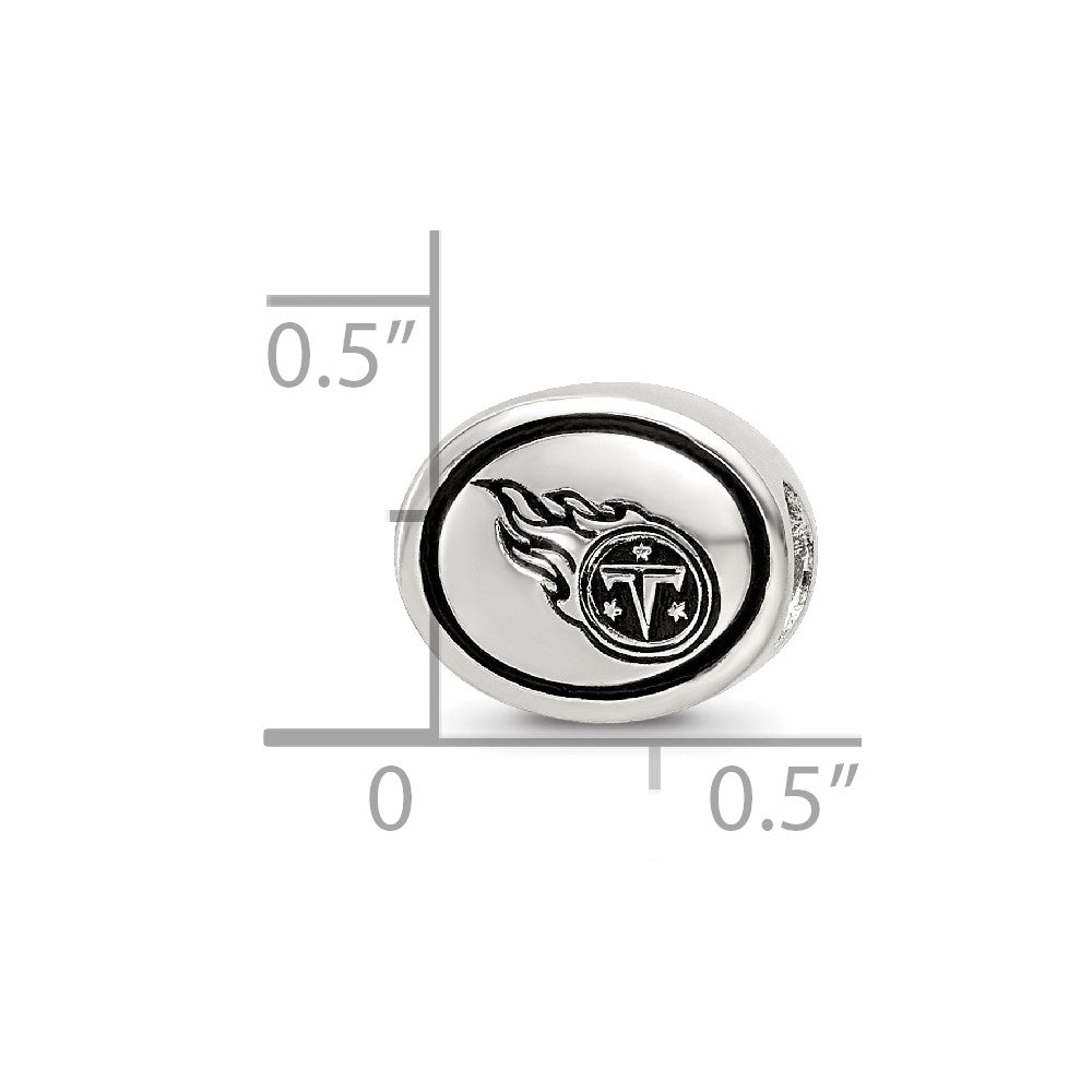 Sterlingsilber Antikisiert Tennessee Titans Nfl Perle