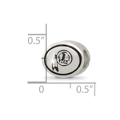 Sterlingsilber Antikisiert Washington Football Nfl Perle