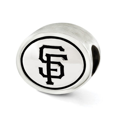 Sterlingsilber Mlb Siskiyou Schnalle Antikisiert San Francisco Giants Perle