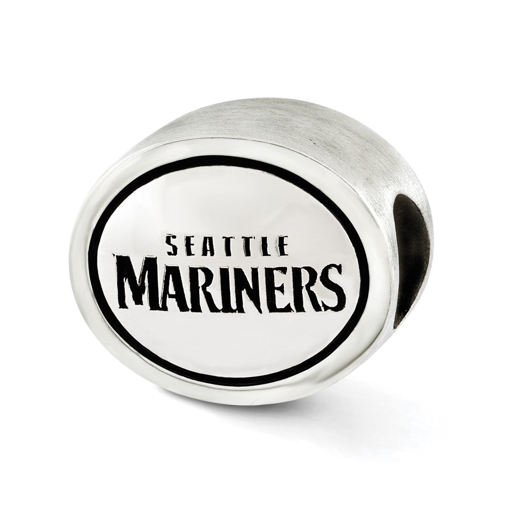 Sterlingsilber Mlb Siskiyou Schnalle Antikisiert Seattle Mariners Perle