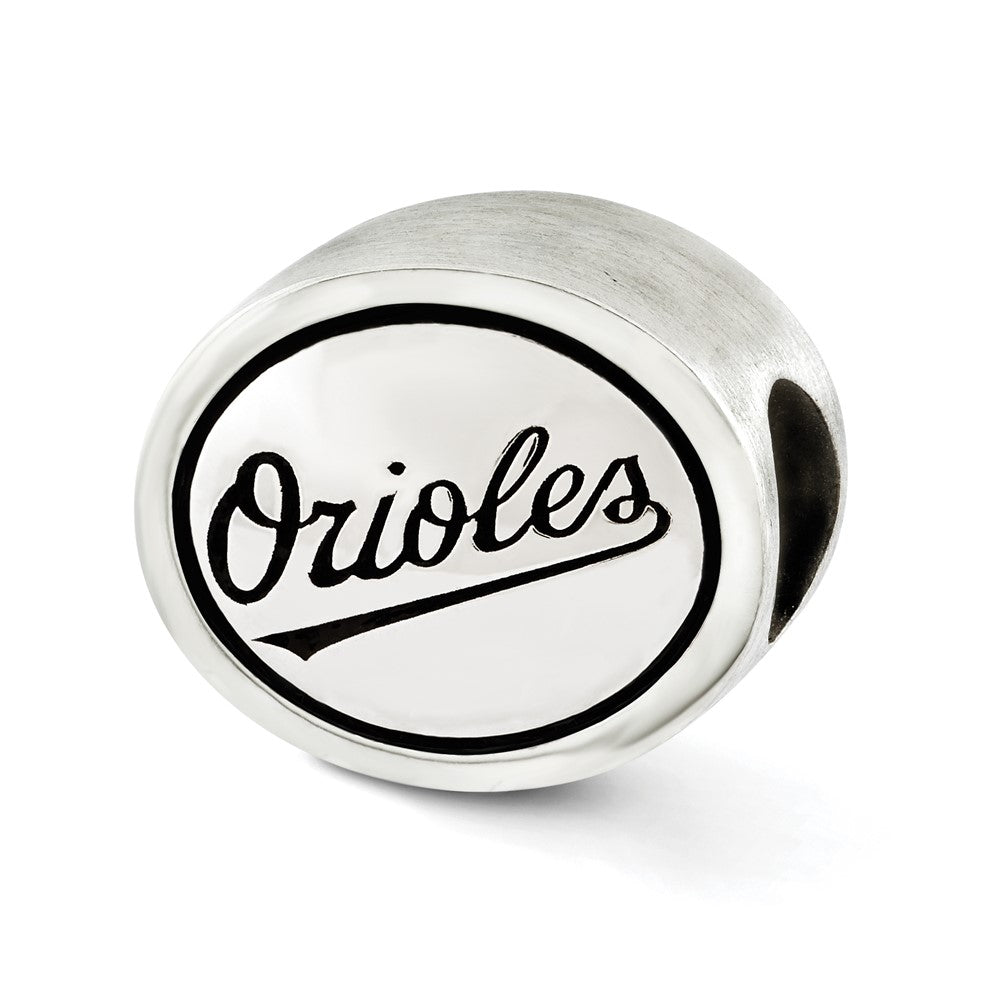 Sterlingsilber Mlb Siskiyou Schnalle Antikisiert Baltimore Orioles Perle