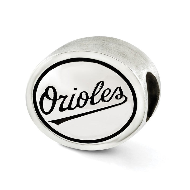 Sterlingsilber Mlb Siskiyou Schnalle Antikisiert Baltimore Orioles Perle