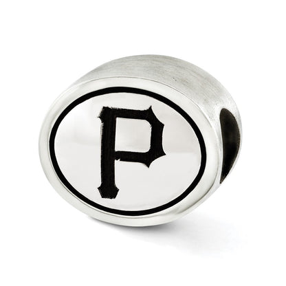 Sterlingsilber Mlb Siskiyou Schnalle Antikisiert Pittsburgh Pirates Perle