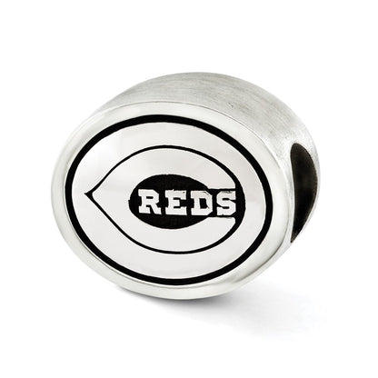 Sterlingsilber Mlb Siskiyou Schnalle Antikisiert Cincinnati Reds Perle