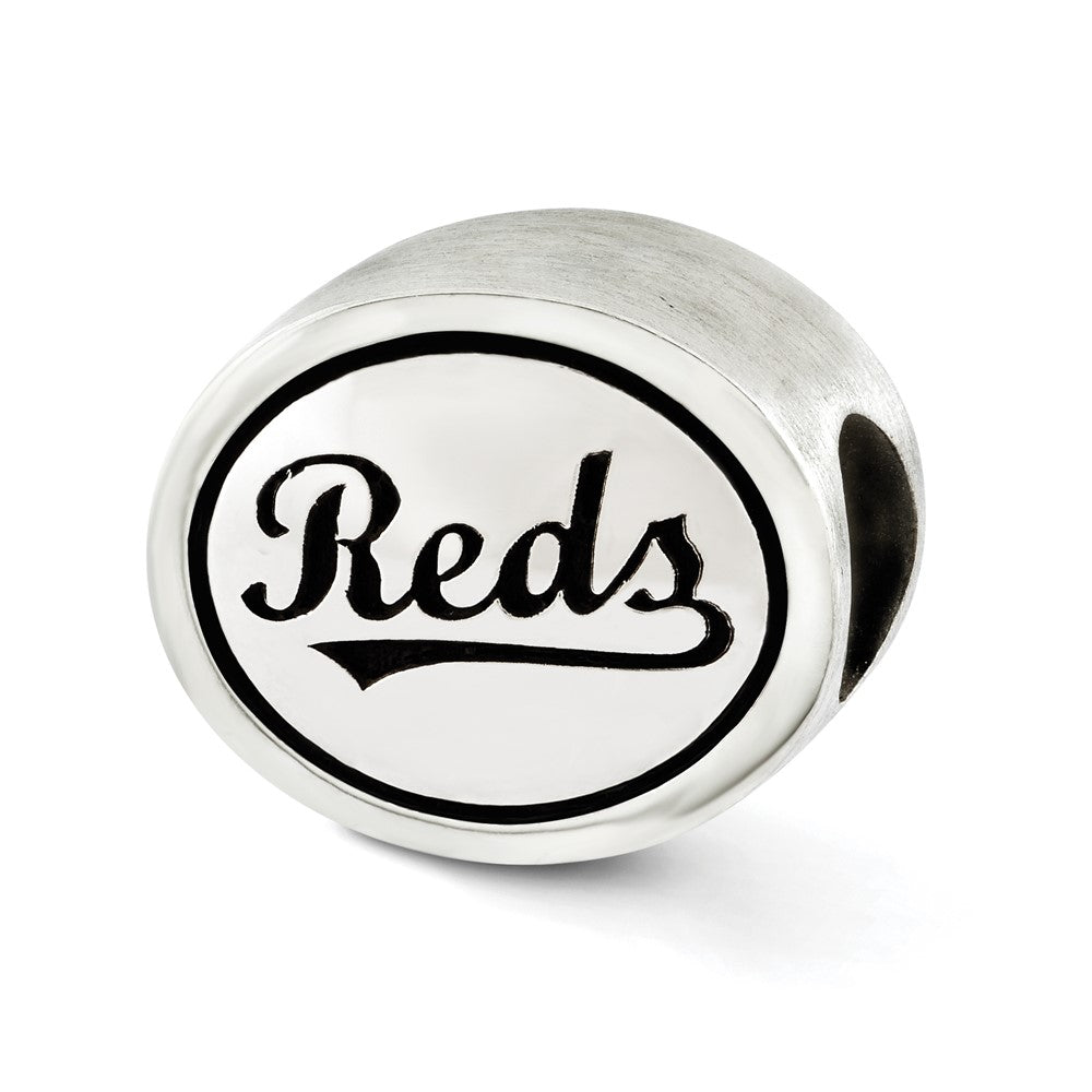Sterlingsilber Mlb Siskiyou Schnalle Antikisiert Cincinnati Reds Perle