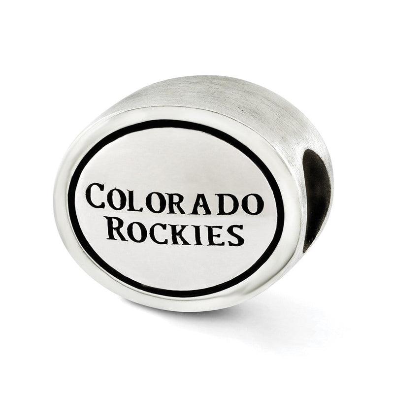 Sterlingsilber Mlb Siskiyou Schnalle Antikisiert Colorado Rockies Perle