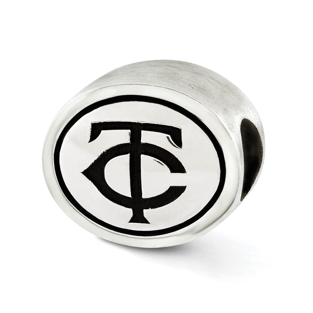 Sterlingsilber Mlb Siskiyou Schnalle Antikisiert Minnesota Twins Perle