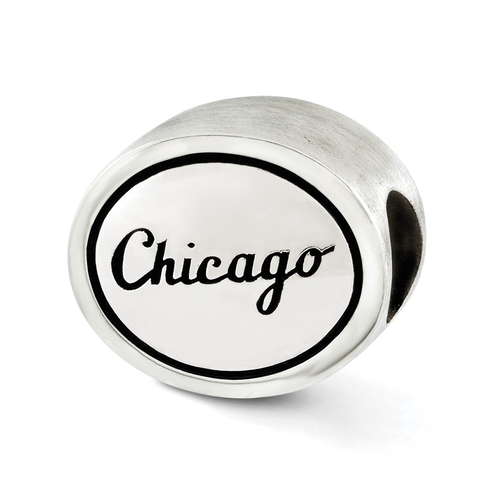 Sterlingsilber Mlb Siskiyou Schnalle Antikisiert Chicago Weiß Sox Perle