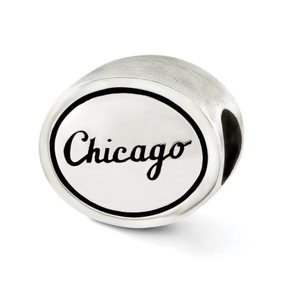 Sterlingsilber Mlb Siskiyou Schnalle Antikisiert Chicago Weiß Sox Perle