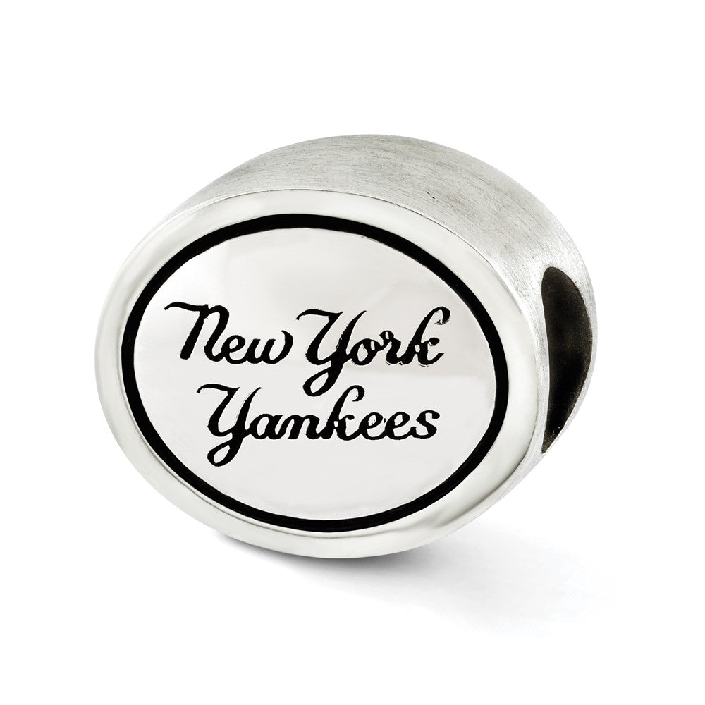 Sterlingsilber Mlb Siskiyou Schnalle Antikisiert New York Yankees Perle
