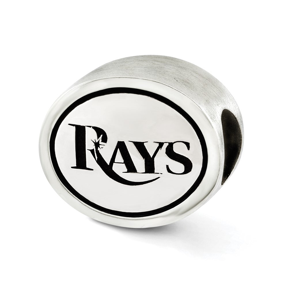 Sterlingsilber Mlb Siskiyou Schnalle Antikisiert Tampa Bay Rays Perle