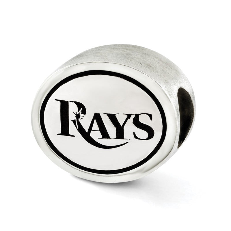 Sterlingsilber Mlb Siskiyou Schnalle Antikisiert Tampa Bay Rays Perle